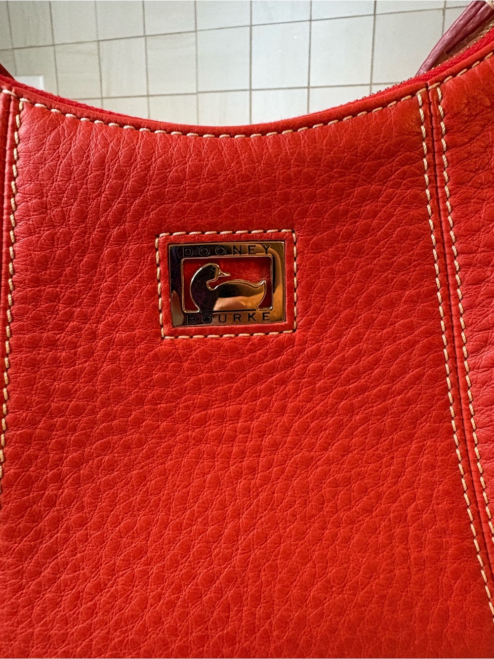 Dooney & Bourke Pebbled Leather Crossbody with Gold-Tone Hardware - Picture 12 of 16